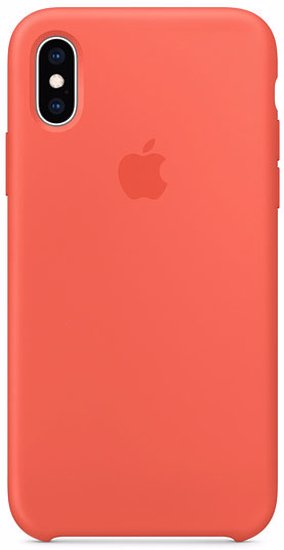 کاور سیلیکونی آیفون iPhone XS Silicone Case Case Nectarine