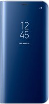 کیف کلاسوری سامسونگ مدل Samsung Clear View Standing Flip Cover For Galaxy S8 Blue