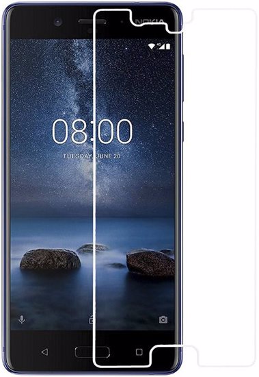 محافظ صفحه نمایش شیشه ای مناسب برای Nokia 8 Front