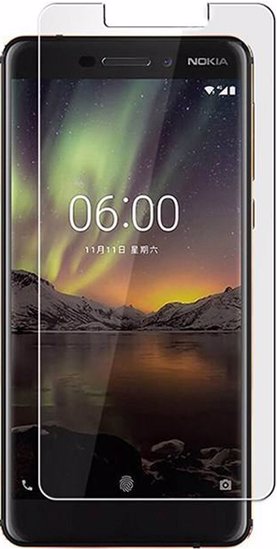 محافظ صفحه نمایش شیشه ای مناسب برای Nokia 6.1 Plus Front