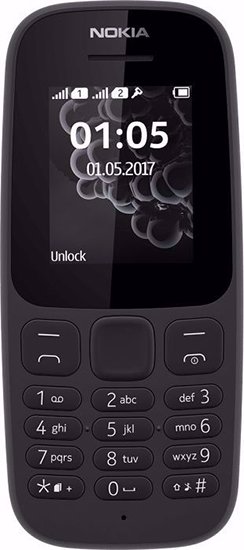گوشی موبایل نوکیا مدل Nokia 105 Black