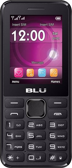 گوشی موبایل بلو مدل BLU Tank 3 Black Front