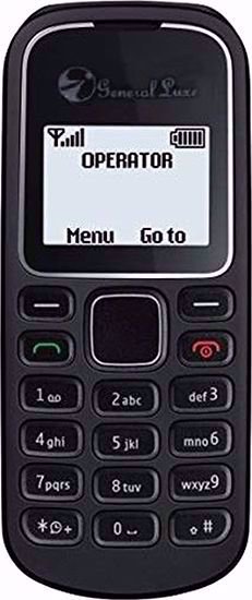 گوشی موبایل جی‌ ال‌ ایکس مدل GLX 1280 Black Front