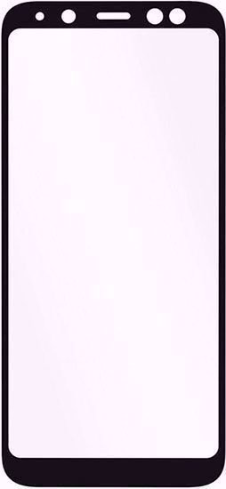 محافظ صفحه نمایش شیشه ای تمام چسب مناسب برای گوشی موبایل Samsung Galaxy A6 Plus Front