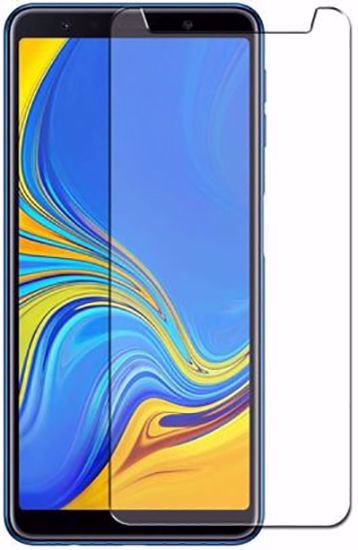 محافظ صفحه نمایش شیشه ای مناسب برای گوشی موبایل front Samsung Galaxy A7 2018 