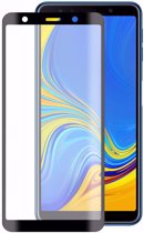 محافظ صفحه نمایش شیشه ای تمام چسب مناسب برای گوشی موبایل front Samsung Galaxy A7 2018