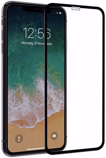 محافظ صفحه نمایش شیشه ای تمام چسب مناسب برای گوشی موبایل Apple Iphone XS