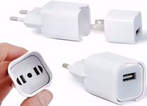 مبدل برق مدل2 به2to2 Adaptor Converter front 2