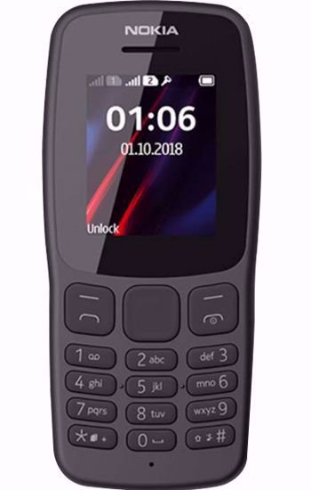 گوشی موبایل نوکیا مدل Nokia 106 Front black