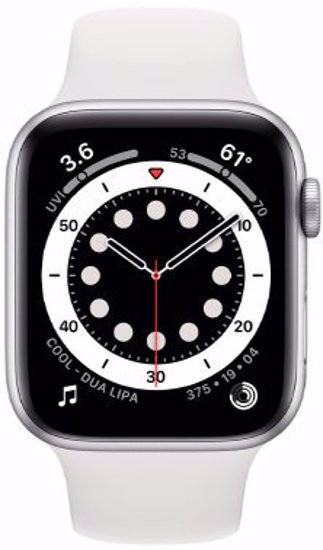 تصویر  ساعت هوشمند اپل واچ سری 6 مدل 40mm بدنه آلومینیوم با بند سیلیکونی