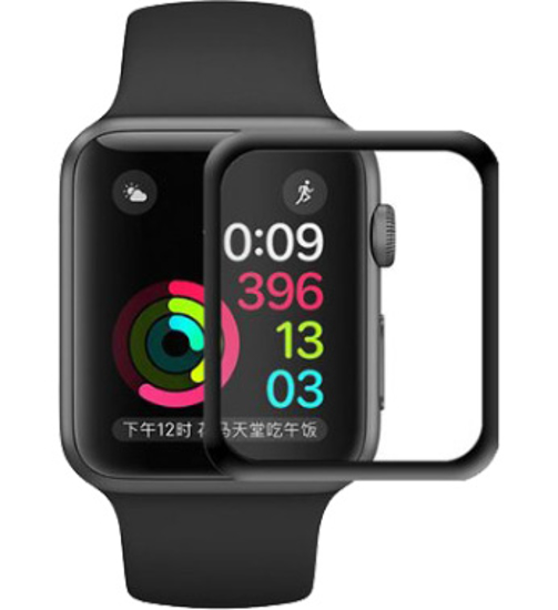تصویر  محافظ صفحه نمایش شیشه ای مناسب برای ساعت هوشمند اپل مدل Apple Watch Series 3-42mm