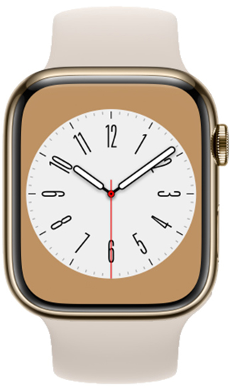 تصویر  ساعت هوشمند اپل واچ سری 8 مدل 41mm Stainless Steel Case with Solo Loop Band